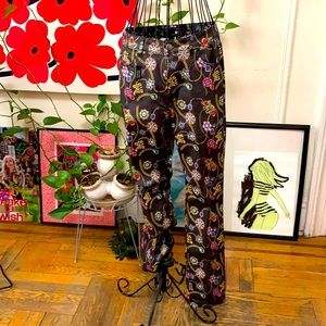 NW - Boston Proper Black - multi colored jeans